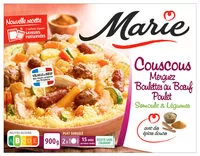 Mängden socker i Couscous Poulet et Merguez Semoule et légumes