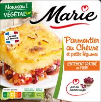 Mängden socker i Parmentier au chèvre et petits légumes