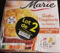 Mängden socker i Gratin dauphinois au jambon (lot de 2)