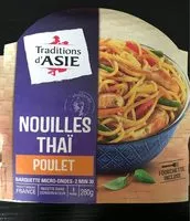 Mängden socker i Nouilles thaï au poulet avec sauce soja caramélisée