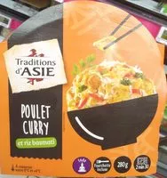 Mängden socker i Poulet Curry et Riz Basmati