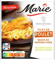 Mängden socker i Filet de poulet, crème thym citron et tagliatelles en persillade