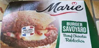 Mängden socker i Burger Savoyard - Bœuf charolais Raclette