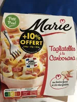 Mängden socker i Marie Tagliatelles Carbonara 330g +10% Gratuit