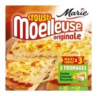 Mängden socker i Marie Crousti Moelleuse originale 3 fromages