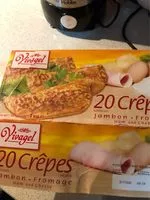 Mängden socker i 20 crepes jambon fromage