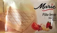 Mängden socker i Pâte brisée surgelée