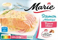 Mängden socker i Saumon Atlantique au beurre blanc - échalotes confites au vin blanc