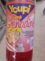 Mängden socker i Youpi sirop grenadine