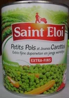 Mängden socker i Petits pois et jeunes carottes extra-fins