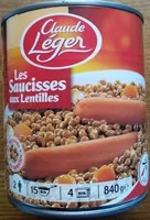 Mängden socker i Les Saucisses aux Lentilles