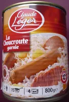 Mängden socker i Choucroute garnie