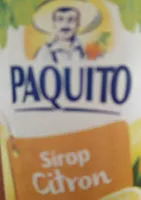 Mängden socker i Paquito Sirop Citron Blle