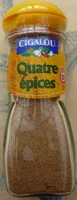 Mängden socker i Quatre épices