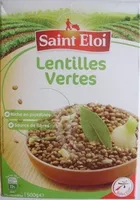 Mängden socker i Lentilles vertes