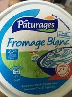 Mängden socker i Fromage blanc 3,2% de matière grasse