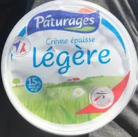 Mängden socker i Crème fraîche épaisse légère