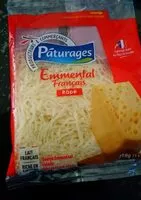 Mängden socker i Emmental français