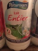Mängden socker i Le lait, lait stérilisé UHT entier
