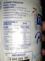 Mängden socker i Printiligne - lait écrémé 0% mg