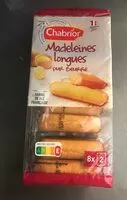 Mängden socker i Madeleines longues Pur beurre