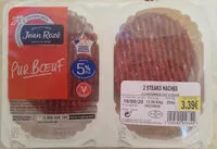 Mängden socker i Steaks Hachés 5% MG