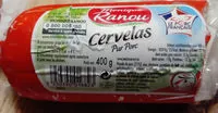 Mängden socker i Cervelas pur porc
