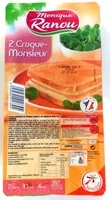 Mängden socker i 2 croque-monsieur