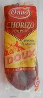 Mängden socker i Chorizo pur porc