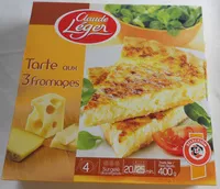 Mängden socker i Tarte aux 3 fromages - surgelé