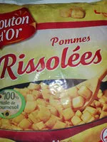 Mängden socker i Les pommes rissolées