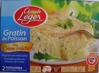 Mängden socker i gratin de poisson à la crème fraîche