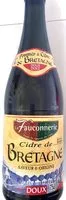 Mängden socker i Cidre de Bretagne