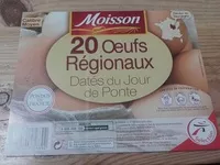Mängden socker i 20 œufs régionaux