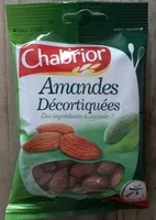 Mängden socker i Amandes décortiquées