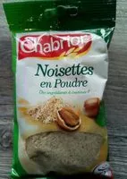 Mängden socker i Noisettes en poudre