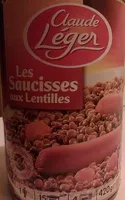 Mängden socker i Les saucisses aux lentilles
