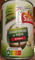 Mängden socker i Champignon de Paris entiers