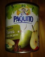 Mängden socker i Poires williams demi-fruits au sirop léger