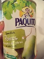 Mängden socker i Poires williams demi-fruits au sirop léger