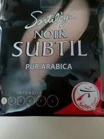 Mängden socker i noir subtil pur arabica café moulu