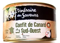 Mängden socker i Confit de canard du Sud-ouest