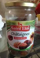 Mängden socker i Châtaignes pelées au feu