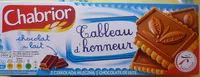 Mängden socker i Biscuits tableau d'honneur chocolat au lait