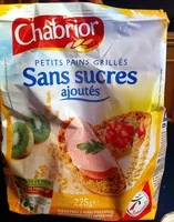 Mängden socker i Petits pains grillés sans sucres ajoutés