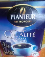 Mängden socker i Qualite filtre decafeine