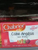 Mängden socker i Cake anglais aux fruits