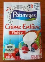 Mängden socker i CRÈME ENTIÈRE FLUIDE 30% MAT. GR.