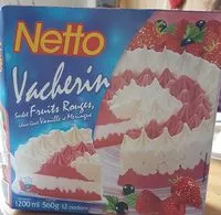 Mängden socker i Vacherin sorbet fruits rouges