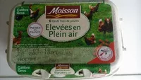 Mängden socker i 6 Œufs frais de poules Elevées en Plein Air (Calibre Gros)